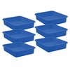 Teacher Created Resources Blue Large Plastic Letter Tray, 6PK 20437